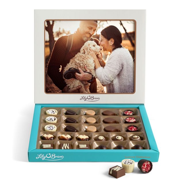 Lily O'Brien's Chocolate Personalised Photo Box, 30 Chocolates, 270g