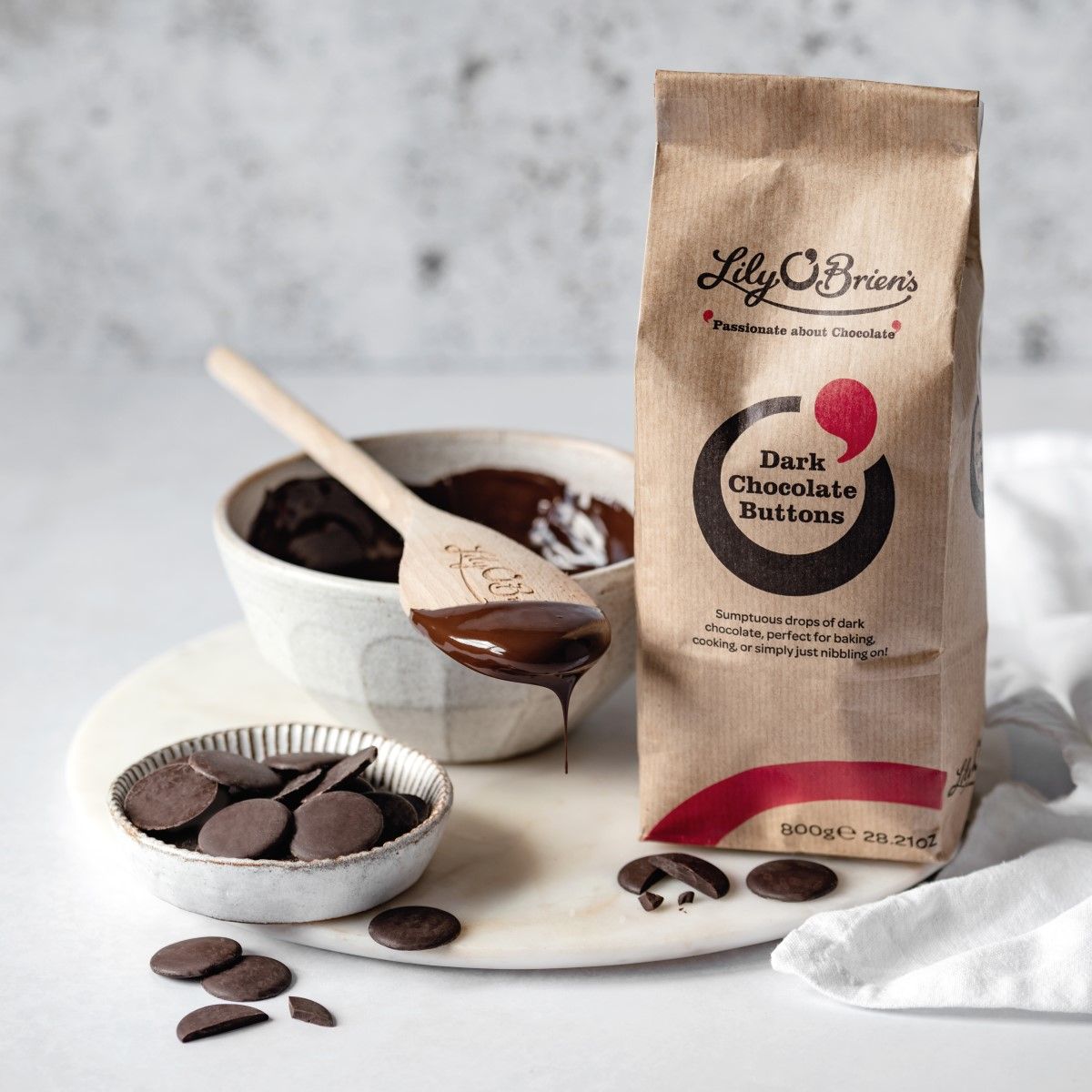 Dark Chocolate Drops for Baking, 800g