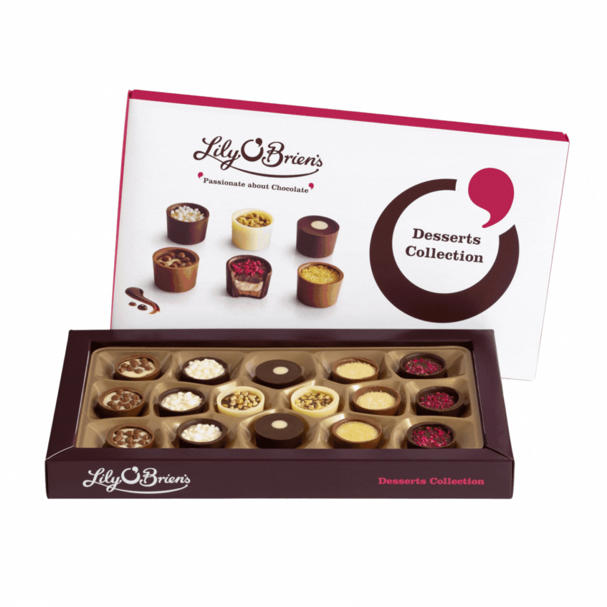 Chocolate Desserts Gift Collection, 16 Chocolates, 210g