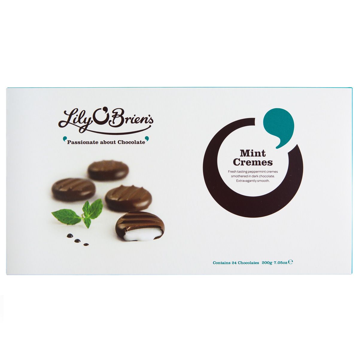 Chocolats Noirs Crème Menthe Lily O'Brien's 200g - Assortiments de