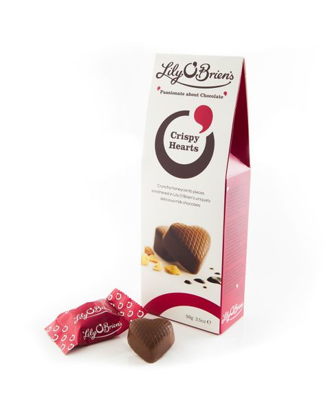 Honeycomb Crispy Heart Pouch, 7 Chocolates, 98g