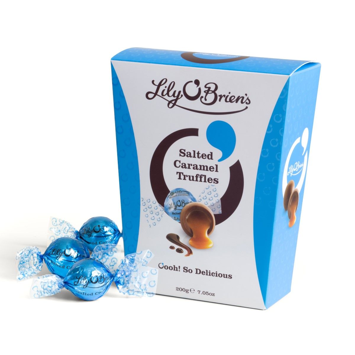 Lily O'Brien's Salted Caramel Milk Chocolate Truffles 200g