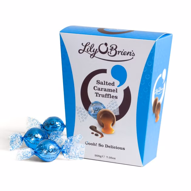 Lily O'Brien's Salted Caramel Milk Chocolate Truffles 200g