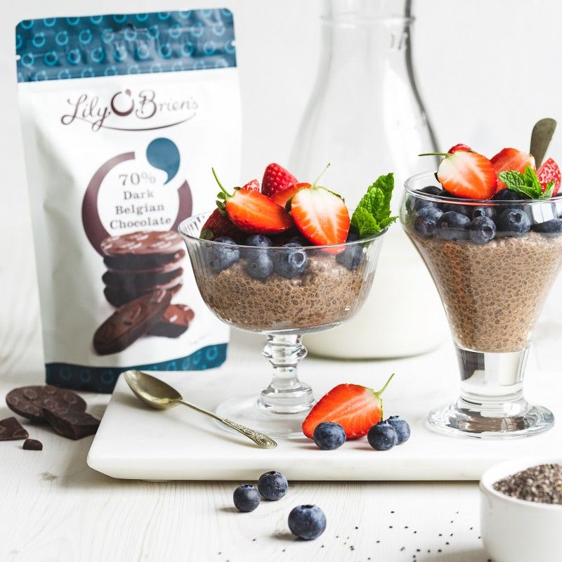 Indulgent Dark Chocolate Chia Pudding